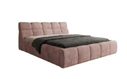Designer Polsterbett Dallas Cord mit Stauraum