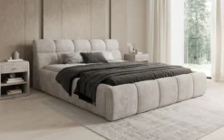 Designer Polsterbett Dallas Cord mit Stauraum