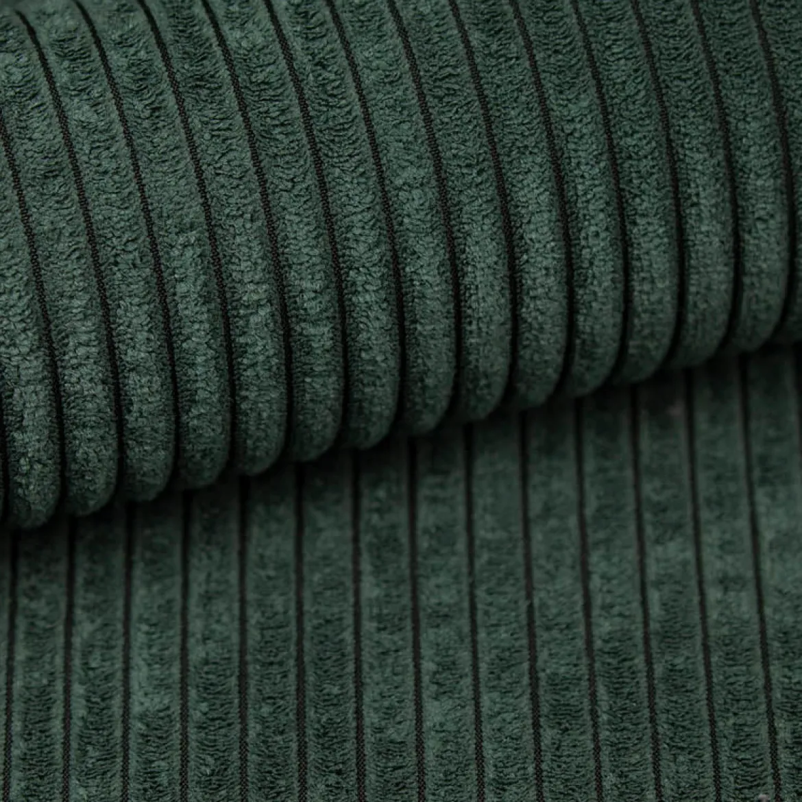 Designer Polsterbett Elara in Cord mit Stauraum