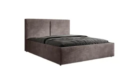 Designer Polsterbett Elara in Cord mit Stauraum