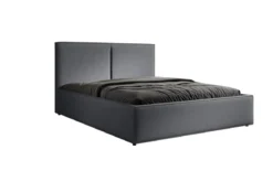 Designer Polsterbett Elara in Stoff mit Stauraum