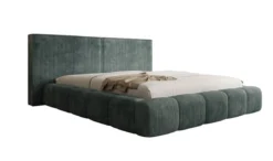 Designer Polsterbett Elise in Cord mit Stauraum