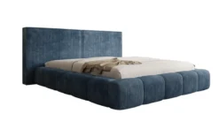 Designer Polsterbett Elise in Cord mit Stauraum
