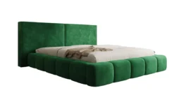 Designer Polsterbett Elise in Samt mit Stauraum