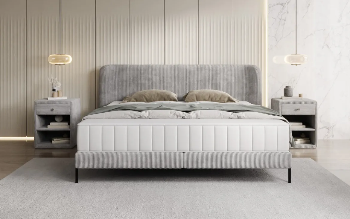 Designer Polsterbett Enna in Cord