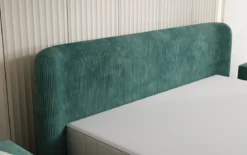 Designer Polsterbett Enna in Cord