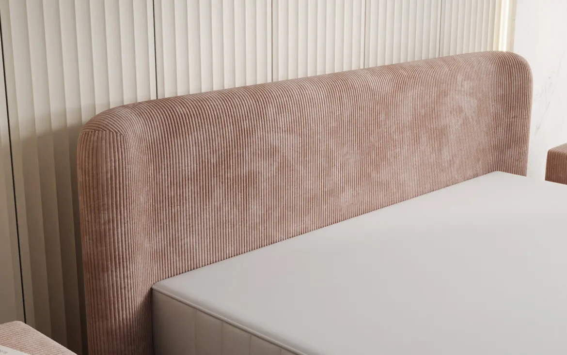 Designer Polsterbett Enna in Cord
