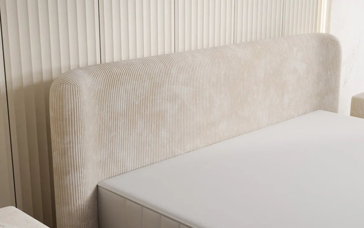 Designer Polsterbett Enna in Cord