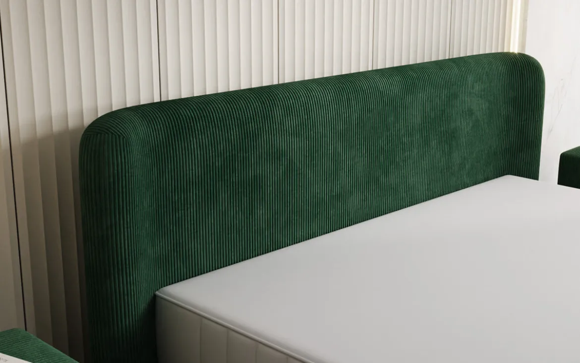 Designer Polsterbett Enna in Cord