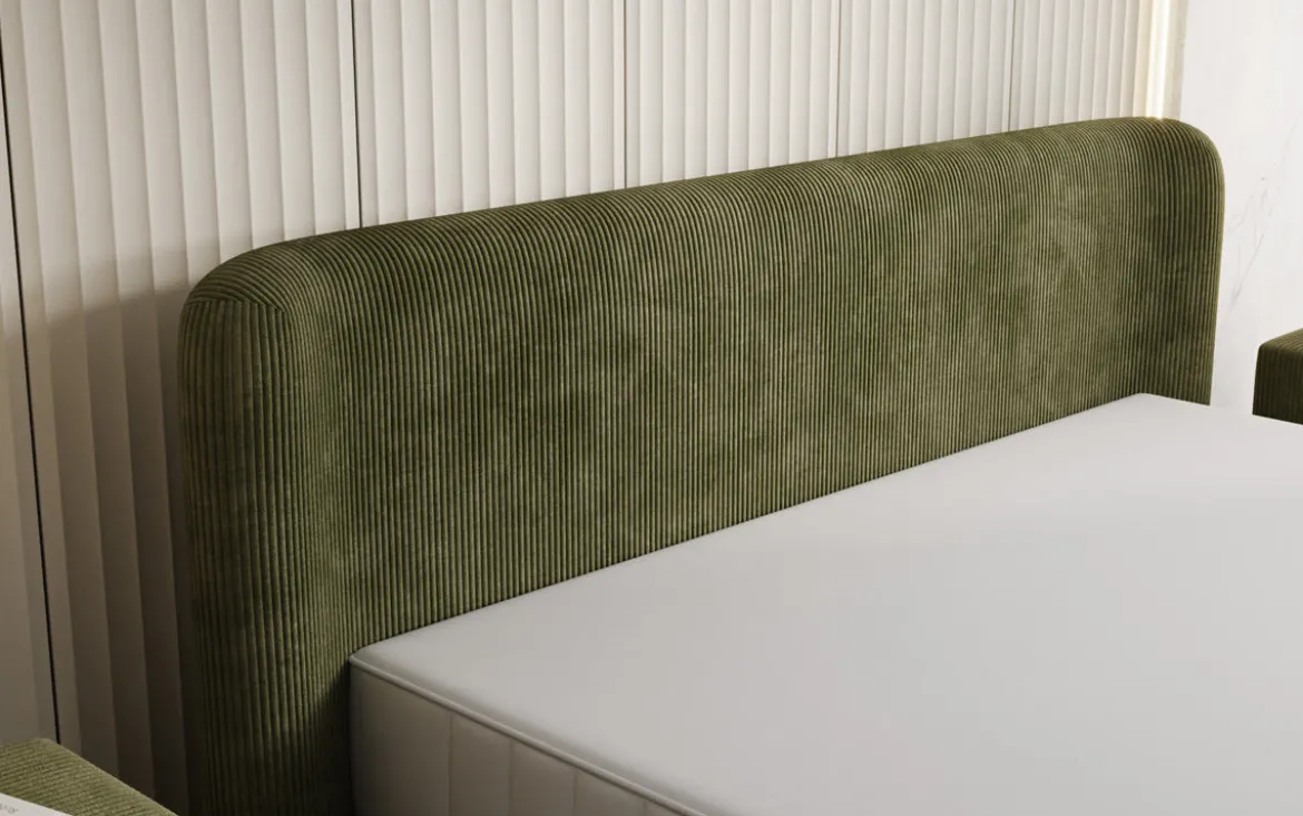 Designer Polsterbett Enna in Cord