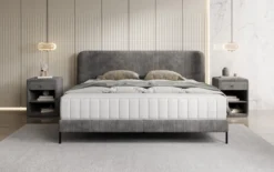 Designer Polsterbett Enna in Cord