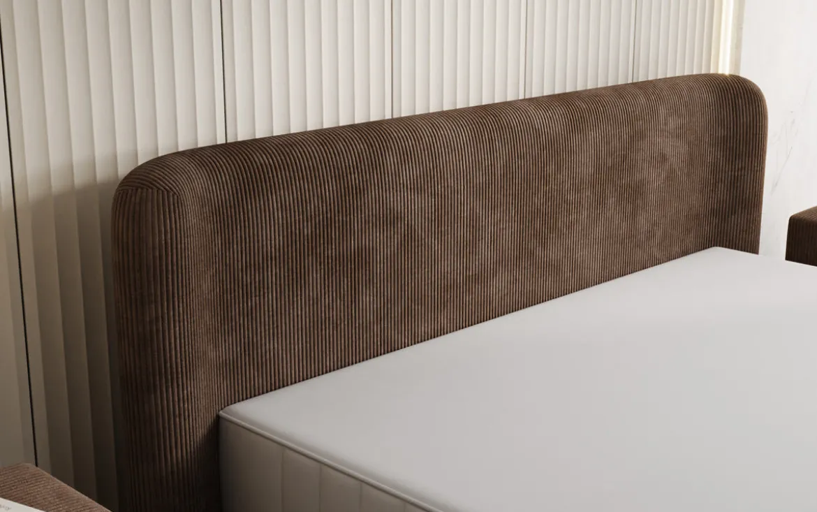 Designer Polsterbett Enna in Cord