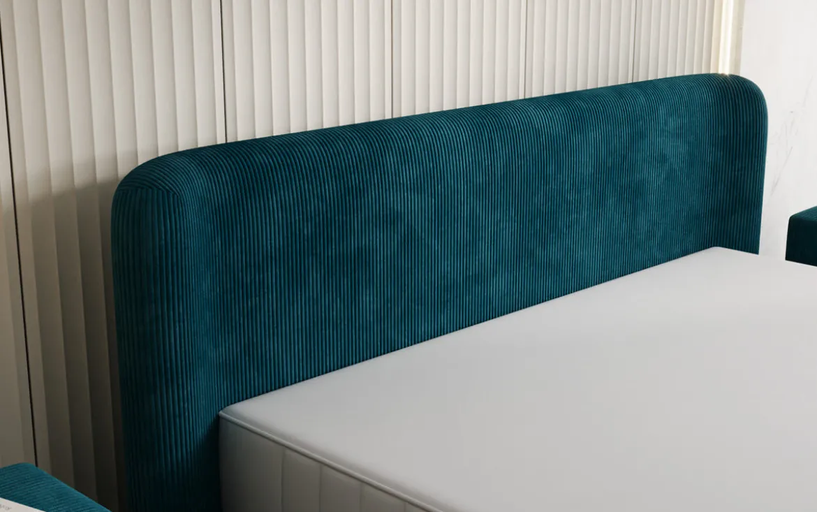 Designer Polsterbett Enna in Cord