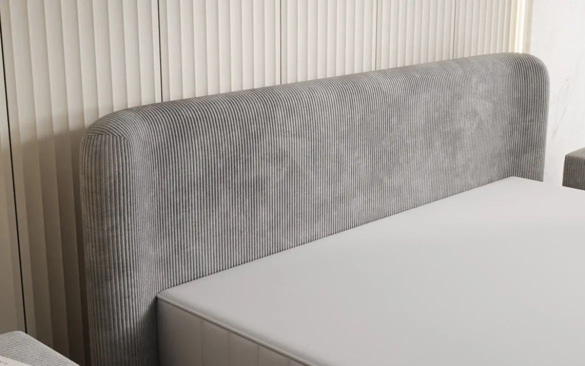 Designer Polsterbett Enna in Cord