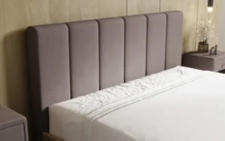 Designer Polsterbett Fiore Piano in Stoff mit Stauraum