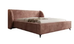 Designer Polsterbett Freya Cord mit Stauraum