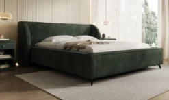 Designer Polsterbett Freya Cord mit Stauraum