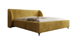 Designer Polsterbett Freya Cord mit Stauraum