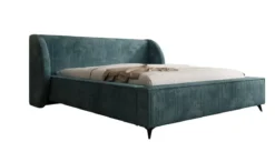 Designer Polsterbett Freya Cord mit Stauraum