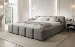 Designer Polsterbett Giulia Stoff mit Stauraum
