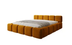 Designer Polsterbett Giulia Samt mit Stauraum