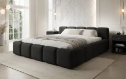 Designer Polsterbett Giulia Bouclé mit Stauraum