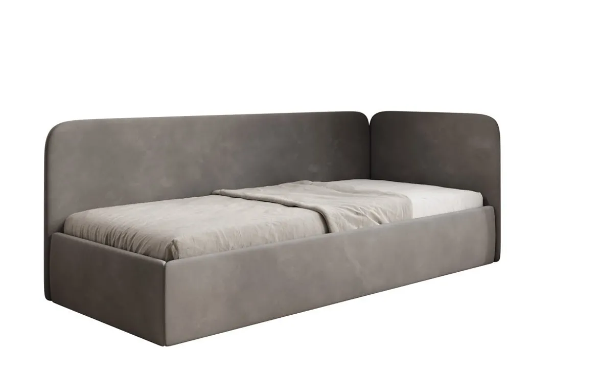 Designer Polsterbett/Gästebett/Sofa Cleo mit Stauraum