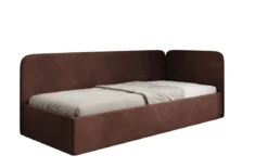 Designer Polsterbett/Gästebett/Sofa Cleo mit Stauraum