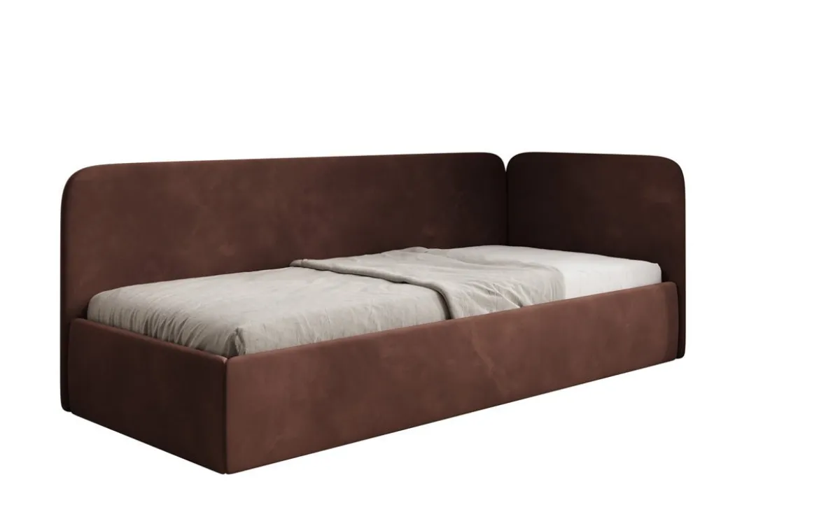 Designer Polsterbett/Gästebett/Sofa Cleo mit Stauraum