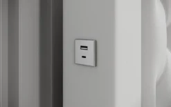 Designer Polsterbett Infinity inkl. RGB, USB und Stauraum