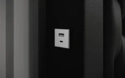 Designer Polsterbett Infinity inkl. RGB, USB und Stauraum
