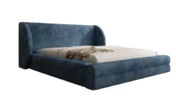Designer Polsterbett Liv Cord mit Stauraum