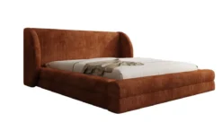 Designer Polsterbett Liv Cord mit Stauraum