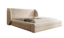 Designer Polsterbett Liv in Samt mit Stauraum