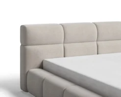 Designer Polsterbett Lora Samt mit Stauraum