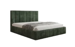 Designer Polsterbett Maja in Cord mit Stauraum