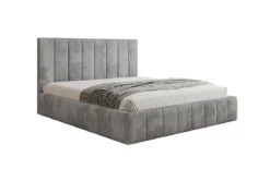 Designer Polsterbett Maja in Cord mit Stauraum