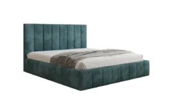 Designer Polsterbett Maja in Cord mit Stauraum