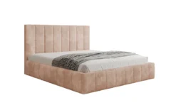 Designer Polsterbett Maja in Cord mit Stauraum