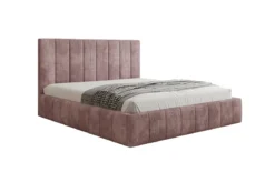 Designer Polsterbett Maja in Cord mit Stauraum