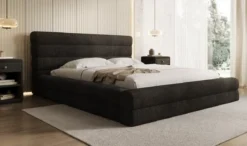 Designer Polsterbett Maren Cord mit Stauraum