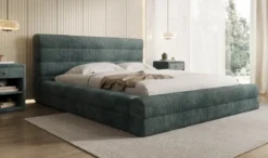 Designer Polsterbett Maren Cord mit Stauraum