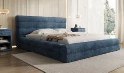 Designer Polsterbett Maren Cord mit Stauraum