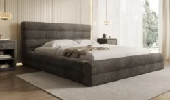 Designer Polsterbett Maren Cord mit Stauraum