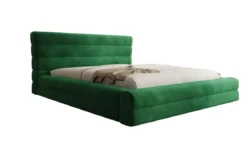 Designer Polsterbett Maren in Samt mit Stauraum