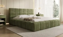 Designer Polsterbett Marshmallow in Cord mit Stauraum