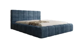Designer Polsterbett Marshmallow in Cord mit Stauraum