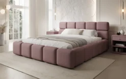 Designer Polsterbett Matilda Stoff mit Stauraum