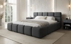 Designer Polsterbett Matilda Stoff mit Stauraum