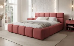 Designer Polsterbett Matilda Stoff mit Stauraum